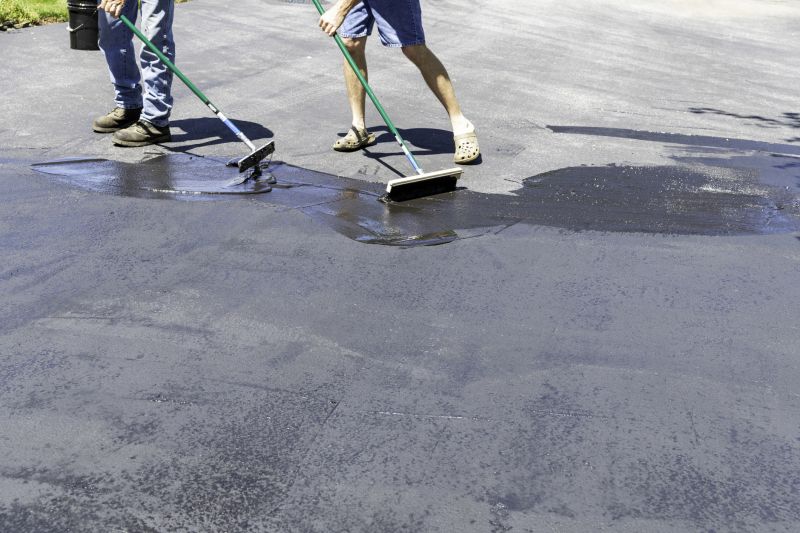 Sealcoated Asphalt Surface